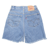 LEVI'S Womens Denim Shorts Blue Relaxed XS W26