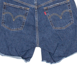 LEVI'S BIG E Womens Denim Shorts Blue Relaxed S W29