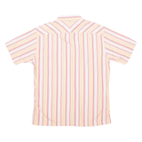 TOMMY HILFIGER Mens Shirt Orange Striped L