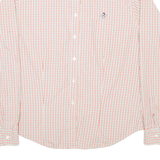 DONALDSON Womens Shirt Red 90s Check Long Sleeve L