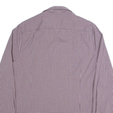 GUESS Jefferson Super Slim Fit Mens Shirt Red Check Long Sleeve XL