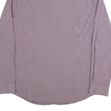GUESS Jefferson Super Slim Fit Mens Shirt Red Check Long Sleeve XL