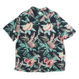 H&M Mens Hawaiian Shirt Black L