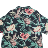 H&M Mens Hawaiian Shirt Black L