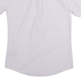 BARBOUR Seesucker Mens Shirt Red Striped S