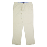 TOMMY HILFIGER Chino Mens Trousers Beige Regular Straight W34 L32