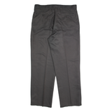DUNLOP Chino Mens Trousers Grey Regular Straight W34 L29