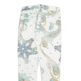 DESIGUAL Womens Trousers White Regular Tapered W28 L28