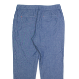 HOBBS LONDON Workwear Mens Trousers Blue Regular Tapered W30 L25