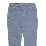 CREW CLOTHING Cropped Womens Trousers Blue Regular Tapered W32 L26