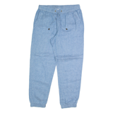 JOULES Womens Trousers Blue Relaxed Tapered W30 L27