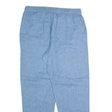 JOULES Womens Trousers Blue Relaxed Tapered W30 L27