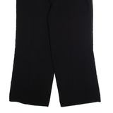 WHISTLES Workwear Womens Trousers Black Relaxed Wide-Leg W32 L27