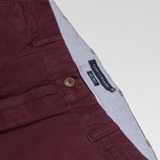 TOMMY HILFIGER Chino Mens Trousers Purple Regular Straight W38 L27