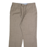 TOMMY HILFIGER Chino Mens Trousers Beige Regular Straight Wool W32 L30