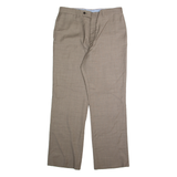 TOMMY HILFIGER Chino Mens Trousers Beige Regular Straight Wool W32 L30