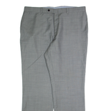 TOMMY HILFIGER Chino Mens Trousers Grey Regular Straight Wool W38 L32