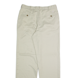 TOMMY HILFIGER Chino Mens Trousers Cream Regular Straight W32 L32
