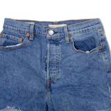 LEVI'S Big E Womens Denim Shorts Blue S W27