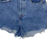 LEVI'S Big E Womens Denim Shorts Blue S W27