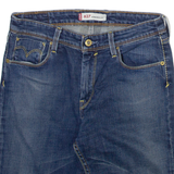 LEVI'S 627 Womens Denim Shorts Blue Slim S W28