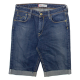 LEVI'S 627 Womens Denim Shorts Blue Slim S W28