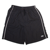 UMBRO Mens Swimming Shorts Black Relaxed 2XL W30