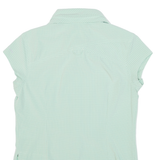 COLUMBIA Womens Shirt Green Check S