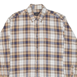 MCGREGOR Mens Shirt Blue Check Long Sleeve M