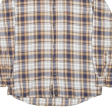 MCGREGOR Mens Shirt Blue Check Long Sleeve M