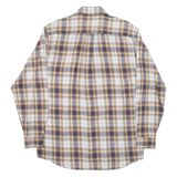 MCGREGOR Mens Shirt Blue Check Long Sleeve M