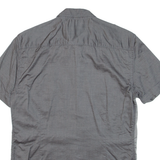 GUESS Slim Fit Mens Plain Shirt Grey XS