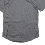 GUESS Slim Fit Mens Plain Shirt Grey XS