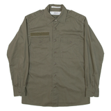 REPLAY Mens Plain Shirt Green Long Sleeve XS