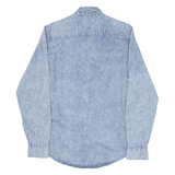 CALVIN KLEIN JEANS Mens Shirt Blue Long Sleeve S