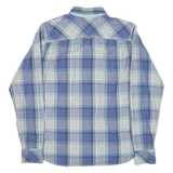 TOMMY HILFIGER Mens Shirt Blue Check Long Sleeve M