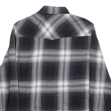 DIESEL Mens Shirt Grey Check Long Sleeve S