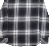 DIESEL Mens Shirt Grey Check Long Sleeve S