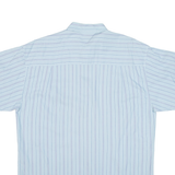 Mens Shirt Blue Striped XL