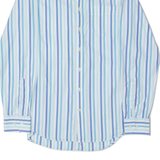 GANT Oxford Dobby Mens Shirt Blue Striped Long Sleeve S