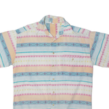 Mens Shirt Pink Fair Isle M