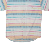 Mens Shirt Pink Fair Isle M