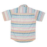 Mens Shirt Pink Fair Isle M
