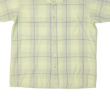 HAPPY LIFE Mens Shirt Yellow 90s Check L