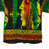 Aztec Mens Shirt Black Crazy Pattern M