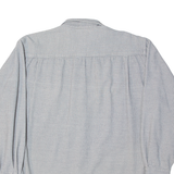 MEXX Mens Plain Shirt Grey Long Sleeve M