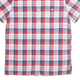 TOMMY HILFIGER Slim Fit Mens Shirt Red Plaid S