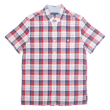TOMMY HILFIGER Slim Fit Mens Shirt Red Plaid S