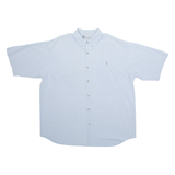 COLUMBIA Mens Shirt Blue Viscose Chevron XL