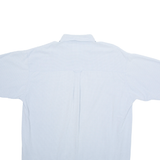 COLUMBIA Mens Shirt Blue Viscose Chevron XL